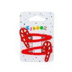 Candy Cane Hair Clips